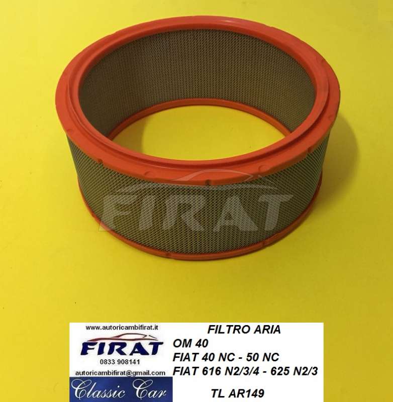 FILTRO ARIA FIAT 616 625 40NC 50NC OM40 - Clicca l'immagine per chiudere
